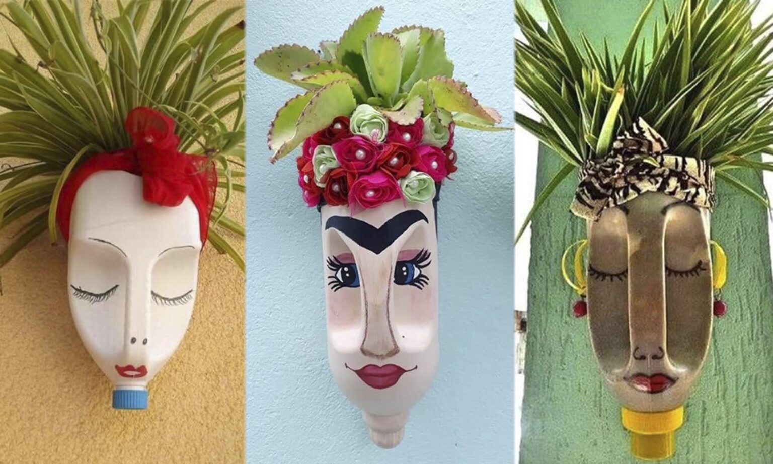 + 50 ideas DIY macetas de botellas plásticas - DIY CONSEJOS