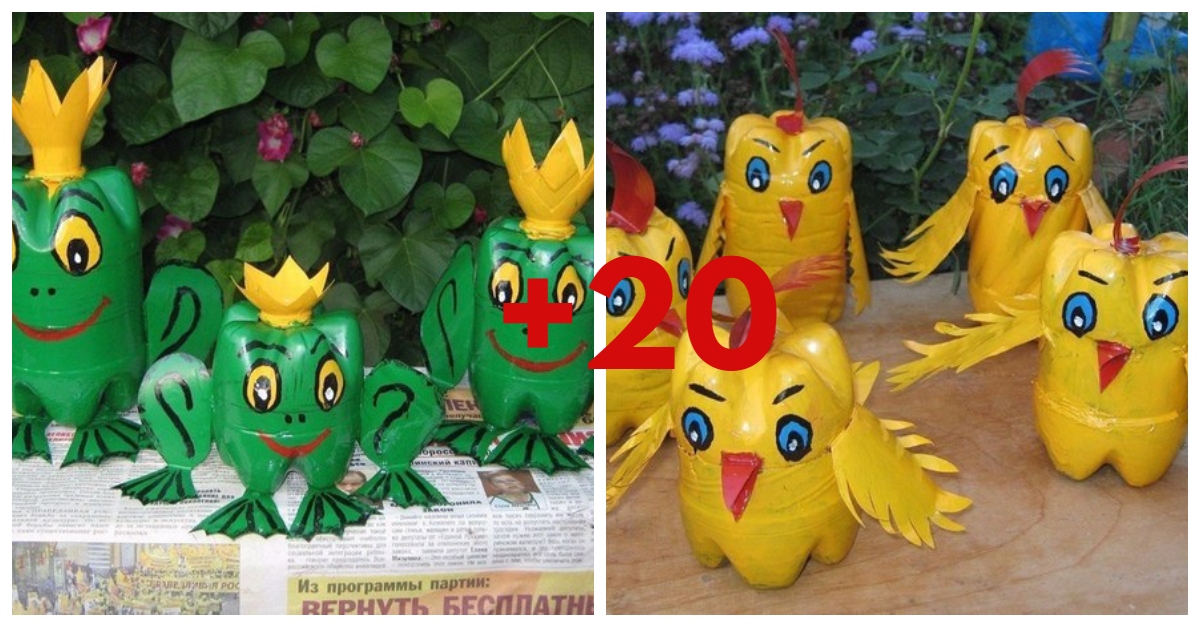 Cómo hacer animalitos de botellas plásticas - DIY CONSEJOS