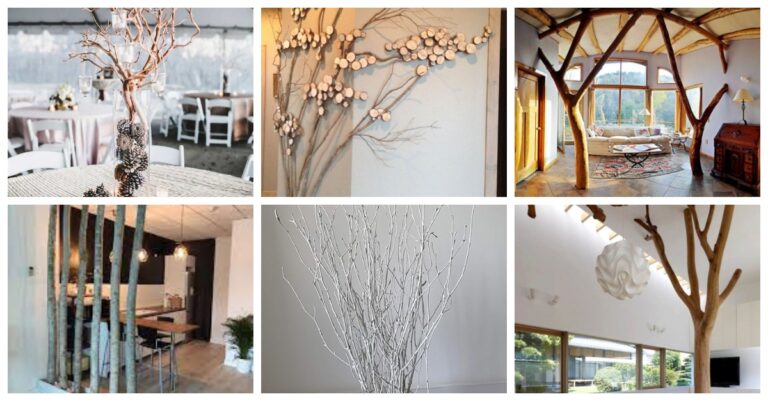 Ideas Creativas para Decorar con Ramas Secas - DIY CONSEJOS